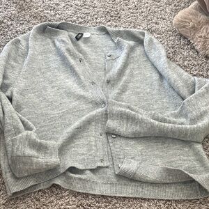 H&M Gray Women's Cardigan Sweater